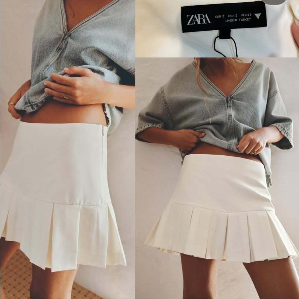 Zara Pleated Women's Skirt